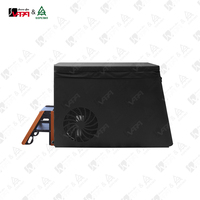 Sistema de Baño de Agua Fría Comercial Vapasauna con Enfriador Integrado, Diseño Negro, Baño de Hielo para Centro de Recuperación