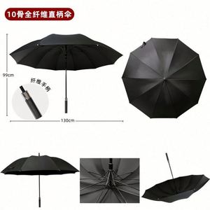 <b>Promotional</b> Luxury Outdoor Pongee Automatic Straight Large Golf <b>Umbrellas</b> Custom Logo Coloured Personal <b>Umbrella</b> Business Gifts - Product Image 3