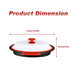Multifunctional Microwave Oven-Compatible Miniature Nonstick <strong>Pan</strong> with Lid for Crispy <strong>Grilling</strong> &amp; <strong>Frying</strong> Recipes - Product Image 2