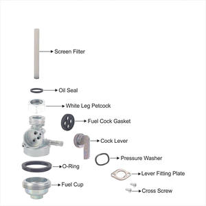 Rts Voor M16 * 1.5 Motorfiets Fuelcock <span class=keywords><strong>Petcock</strong></span> Voor Honda Cb350 <span class=keywords><strong>Cb750</strong></span> Cx500 Tankkraan Motorfiets <span class=keywords><strong>Petcock</strong></span> Brandstof Schakelaar - Product Image 2