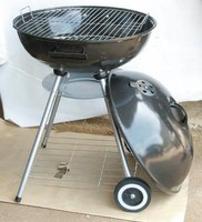 Nouveauté : Barbecue au charbon de bois avec fumoir décalé, chariot à baril robuste