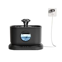 Fontaine à eau sans fil pour animaux de compagnie, 28L, batterie au lithium, rechargeable par USB, distribution activée par induction avec filtration, directement de l'usine