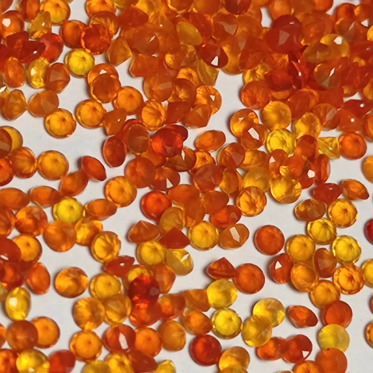Accessori per gioielli fai da te perline splendido fuoco naturale rosso arancio agata rotonda a punta fondo pietre preziose perline
