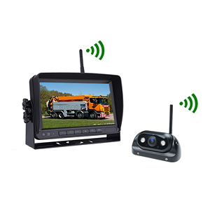 12V-24V xe tải hệ thống camera không dây 2.4GHz AHD 720P xe nâng huấn luyện viên Xe Tải xe không dây sao lưu máy ảnh 7 inch màn hình - Product Image 1