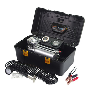 Compresseur d'air de pompe de <span class=keywords><strong>pneu</strong></span> de <span class=keywords><strong>gonfleur</strong></span> d'air Durable Portable pour le <span class=keywords><strong>pneu</strong></span> Ce compresseur d'air de <span class=keywords><strong>voiture</strong></span> de pince de batterie double approuvé pour Suv 4x4 - Product Image 1