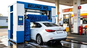 BEIJING WS Electric Automatic Gantry Brush Car Wash Machine CE Certified Stainless Steel High Pressure 360All-Round Washing - Product Image 2