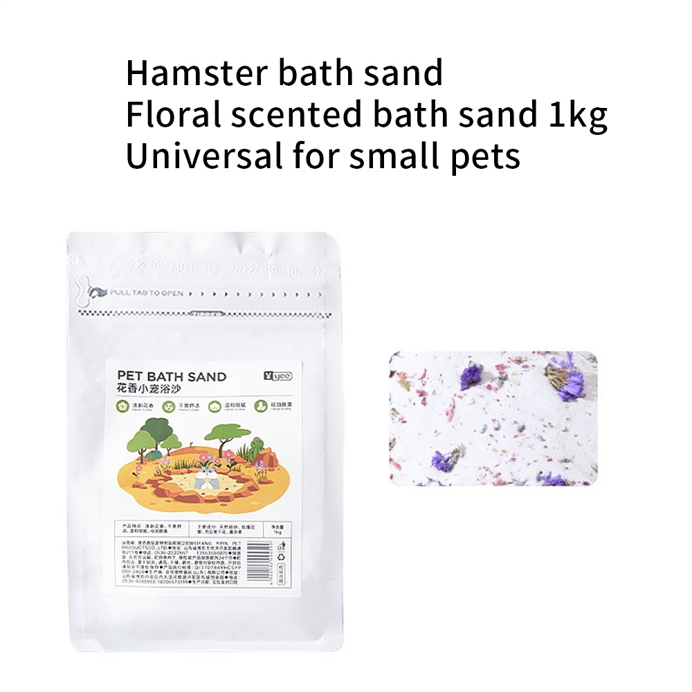 Pet Bath Sand Floral Fragrance 1kg