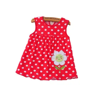 Vestido de princesa para niñas de 0 a 1 años, ropa de algodón, verano, precio bajo