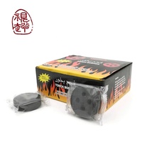 Comprimés de charbon de bois Shisha 50mm à allumage rapide de grande taille et à longue durée de combustion