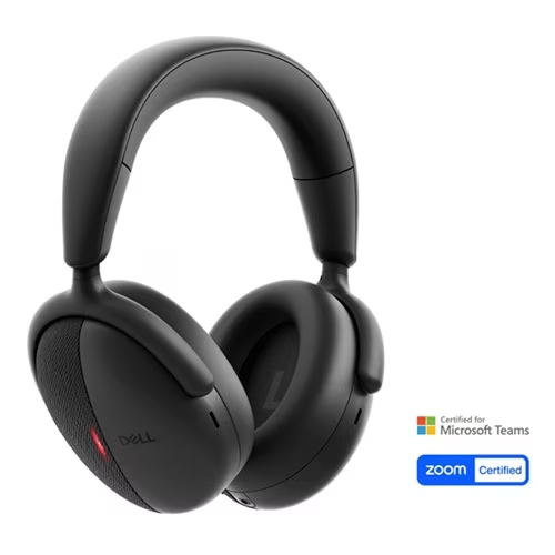 For Dell WL5024 Pro Wireless ANC Headset Leatherette Headband Effortless Connectivity