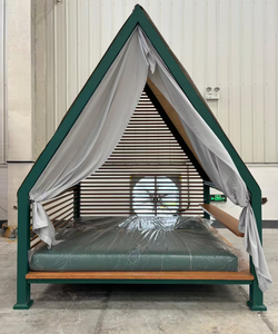 Structure de pergola, gazebo, pavillon et lit de repos en aluminium sur mesure, directement de l'usine, pour projets de villas, hôtels et cottages - Product Image 1