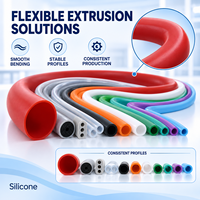 Pièces d'extrusion en silicone personnalisées OEM, tube creux multi-profil, bande d'étanchéité en mousse pour équipements et appareils industriels