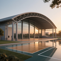 Gimnasio y estadio de edificios con estructura de acero al por mayor a excelente precio