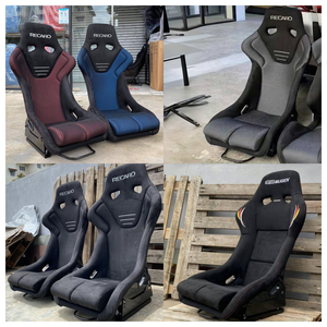 <span class=keywords><strong>Sedili</strong></span> <span class=keywords><strong>sportivi</strong></span> da corsa universali in PVC rosso nero in pelle scamosciata secchio con doppio cursore reclinabile con funzione - Product Image 5