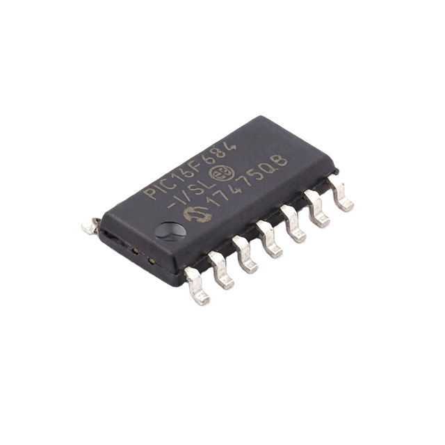 PIC16F684-I/SL Single-chip Microcontroller (MCU/MPU/SOC) 14 Pins and Based on Flash Memory 8-bit CMOS Microcontroller