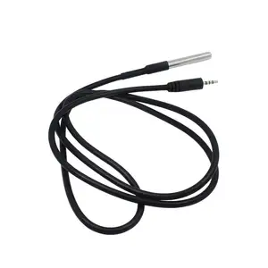 2.5Mm Audio Plug Digitale Temperatuursensor Originele Maxim DS18B20 Met 1M 2M 4M 8M 3-Core Pvc Kabels