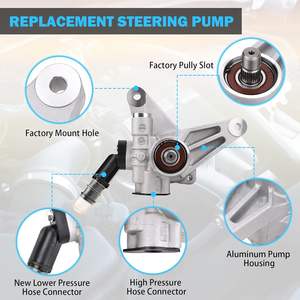 Bomba de direção hidráulica Compatível com 2005-2008 Honda Pilot 3.5L 2005-2010 Honda Odyssey 3.5L 2007-2013 Acura MDX 3.7L - Product Image 3