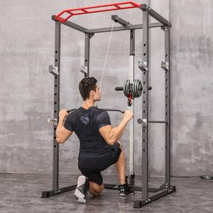 Máquina <span class=keywords><strong>de</strong></span> acero para ejercicio en casa, estructura <span class=keywords><strong>de</strong></span> acero para sentadillas, aparato <span class=keywords><strong>de</strong></span> entrenamiento completo deportivo - Product Image 6