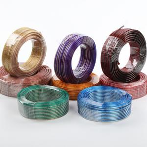 Fig8 colorato filo di alimentazione Zip Twin Core giacca altoparlante filo PVC <span class=keywords><strong>rame</strong></span> per sistemi Audio - Product Image 2