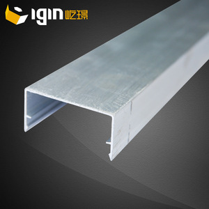 โปรไฟล์ผนังกระจกอะลูมิเนียม Igin รุ่น 26475 สำหรับตกแต่งกระจกสถาปัตยกรรม - Product Image 1