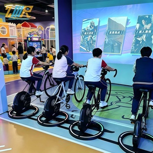 Juego de Ciclismo Interactivo con Proyección Virtual, Bicicleta Virtual con Seguimiento de Movimiento, Centro de Fitness, Centro de Entretenimiento Familiar, <span class=keywords><strong>FEC</strong></span> OEM - Product Image 2