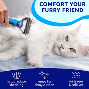 Brosse <strong>Chien</strong> Et Chat Professionnel Brosse <strong>Chien</strong> Poil Long Toilettage Du <strong>Chien</strong> Massage Et Protection Capillaire - Product Image 4