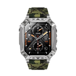 AK86 Smartwatch with 1400mAh Large Battery BT Call IP68 Waterproof Fitness Tracker for Men <b>Heart</b> Rate Monitor 100+ Sports Modes - Product Image 2