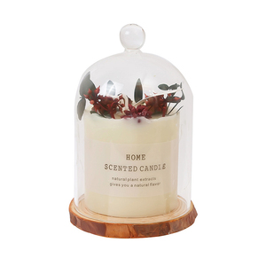 Vente en gros de bougies de cire de soja de style Mori pour la maison bougies parfumées en pot de verre de luxe pour cadeau de la Saint-<span class=keywords><strong>Valentin</strong></span> et mariage - Product Image 1