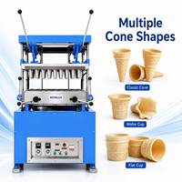 Nouvelle machine industrielle de fabrication de cornets de glace et de coupelles à cornets, avec plusieurs modèles, 220V