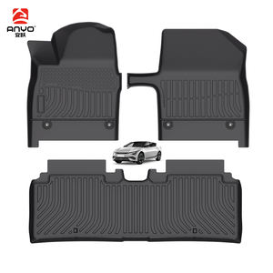 Tapis de sol thermoformés 3D découpés au laser, imperméables, en matériau TPE 100% neuf, pour <span class=keywords><strong>Kia</strong></span> <span class=keywords><strong>EV6</strong></span> 2025, tapis de <span class=keywords><strong>coffre</strong></span> - Product Image 2