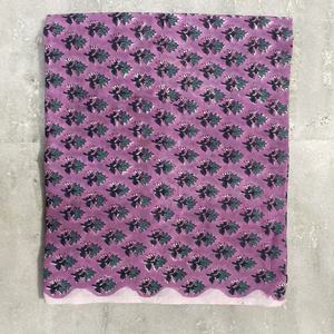 Tissu de robe en coton indien uni à fleurs doux et 100% coton pour filles et garçons par yard, écologique - Product Image 5