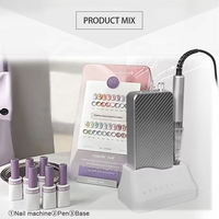 Machine professionnelle sans balais personnalisable 35 000 tr/min pour le retrait de vernis à ongles et le polissage des ongles pour salon de manucure (vente en gros)