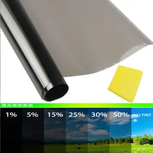 Película de tinte de ventana para coche, pegatina de cristal para parasol, Protector UV, láminas adhesivas solares
