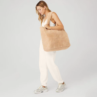 Grande serviette en tissu éponge Fourre-tout brodé sur mesure Sac de plage pour la vie quotidienne et le shopping