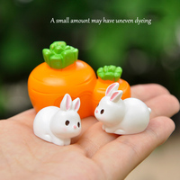 Miniaturas de Jardín de Hadas, Set de Zorros, Figuras de Animales, Decoración para Terrarios y Casas de Muñecas, Accesorios para Paisajes de Musgo