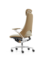 Chaise de bureau exécutive moderne en cuir, pivotante, réglable en hauteur, pour bureau à domicile, atelier, salon, usage commercial - OEM/ODM