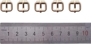 Pcs Metal Mini Buckles Hardware Roller Handmade Belt Buckles For Leathercraft <b>Straps</b> <b>Webbing</b> Garment - Product Image 3