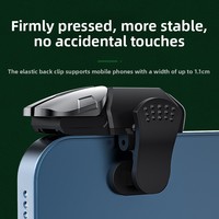 Nouveau Gadget G21 Manette de jeu sans fil à six doigts pour tir, avec bouton physique pour téléphones Android, Vente directe usine