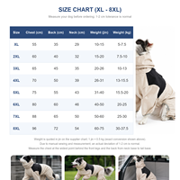 Imperméable en cuir pour chien, combinaison intégrale quatre pattes pour grands chiens, hiver, réfléchissant, coupe-vent, Border Collie, OEM ODM