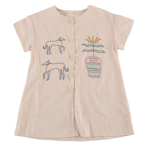 Abbigliamento Estivo 2026 per Bambini in Puro Cotone con Cartoni Animati, Vestito a Maniche Corte per Ragazzi e Ragazze, Coordinato per Fratelli e Sorelle - Product Image 5