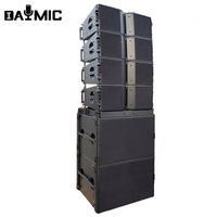 DAYMIC Sistema de Altavoces Line Array Profesional de Alta Calidad 1000W Woofer de 12/15 Pulgadas Activo para Exteriores DJ Escenario 2000W Máx. 1 Año de Garantía