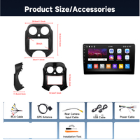 Autoradio Android Podofo 9'' avec Carplay sans fil et Android Auto pour Nissan Micra 2010-2017, GPS, prix d'usine OEM/ODM en gros