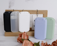 Flacon pulvérisateur en plastique, rechargeable, vide, en forme de u, avec carte de crédit, pour parfum, alcool, 30ml, 1oz, nouvel arrivage