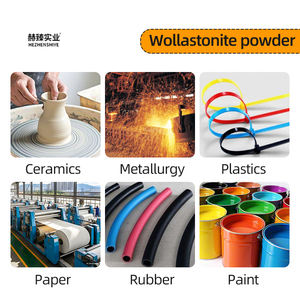 Poudre de wollastonite pour joints en caoutchouc Céramique durable Catalysée industriellement Efficacité énergétique Réduction des déchets - Product Image 4