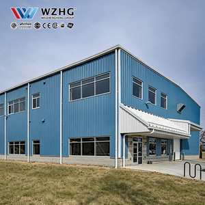 Fabricante de estructuras de acero para talleres con marcos de pórtico de gran envergadura, almacén logístico automatizado de carga pesada, venta al por mayor - Product Image 1