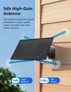 Routeur solaire WIFI extérieur 4G LTE étanche IP66 haute vitesse 10W 20W pour caméra réseau avec batteries solaires - Product Image 5