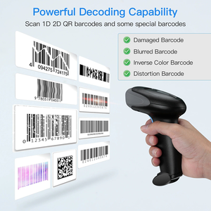 Barato al por mayor <span class=keywords><strong>USB</strong></span> inalámbrico con cable 1D 2D QR escáner de código de barras de mano fuerte y duradero escáner de código de barras - Product Image 6