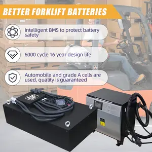 LiFePO4 48v 400ah Forklift Battery 36v 48v 72v 80v 560ah Small Track Loader Batteries For Toyota Forklift