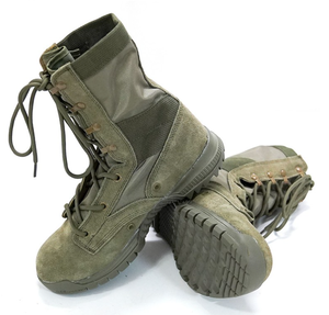 Botas TSB1102 Verde Oliva, Botas de Primavera, Botas de Desierto, Ligeras, de Gamuza y Cuero Vacuno - Product Image 3