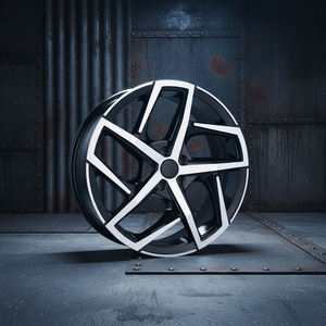 Cerchio in Alluminio JZB OEM Nuovo 17 Pollici 5x112 Finitura Nera Larghezza 9J Design Multirazze per Golf VIII <span class=keywords><strong>T</strong></span>-<span class=keywords><strong>Roc</strong></span> Touran B8 B9 - Product Image 5